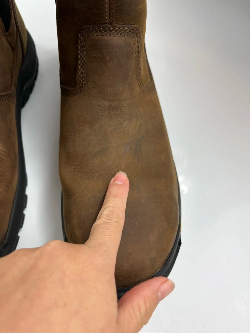 Caterpillar Men's Wheelbase Steel Toe Work Boot  Size 11.5